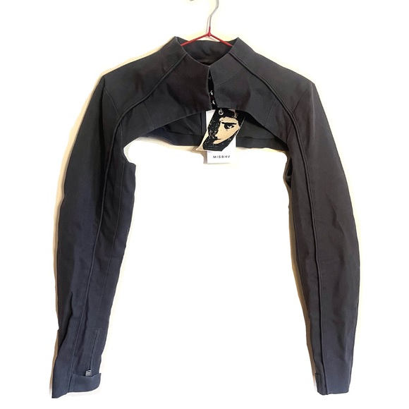 NWT MISBHV thermal reactive bolero jacket size large non stretch denim material - Picture 1 of 4